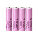 Samsung 35E INR18650-35E rechargeable battery 3500mAh 8A high capacity button top, 4 pieces, for LED flashlights, headlamps, power banks, and long runtime devices.