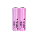 Samsung 35E INR18650-35E rechargeable battery 3500mAh 8A high capacity flat top, 2 pieces, for LED flashlights, headlamps, power banks, and DIY battery packs.
