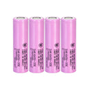 Samsung 35E INR18650-35E rechargeable battery 3500mAh 8A high capacity flat top, 4 pieces, for LED flashlights, headlamps, power banks, and DIY battery packs.