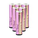 Samsung 35E INR18650-35E rechargeable battery 3500mAh 8A high capacity protected top with built-in protection circuit, 6 pieces, for LED flashlights, headlamps, and power banks.