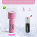 Samsung 35E button top – raised positive terminal for flashlights, vapes, and outdoor gear.
