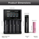 Samsung 35E flat top (65x18mm), VC4SL (150x100x35mm), MC1 (79x33x27mm) – full kit size specs.