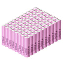  Samsung 35E INR18650-35E battery with raised button top terminal for spring-loaded devices. 3500mAh capacity, 8A discharge. Available in bulk 10 to 100 pcs.