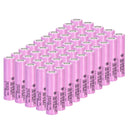 Samsung 35E INR18650-35E battery with standard flat top terminal for modern devices. 3500mAh capacity, 8A discharge. Available in bulk 10 to 100 pcs.