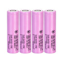 Genuine Samsung 35E 18650 battery with 3500mAh capacity and 8A continuous discharge. Standard Flat Top terminal (original factory spec, length 65mm).