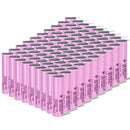 Samsung 35E INR18650-35E battery pre-welded with nickel strips for easy DIY battery pack assembly. 3500mAh, 8A discharge. Available in bulk 10 to 100 pcs.