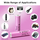 Samsung 35E 18650 battery installed in high-lumen flashlights, camping lanterns, and long-range e-bike battery packs for extended runtime.
