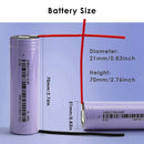 Samsung 40T 21700 cell with professionally spot-welded pure nickel tabs for high-current pack building