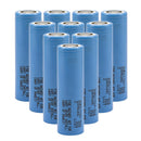 Genuine Samsung INR21700-50E 5000mAh 3.7V 10A high-capacity Li-ion battery 10-pack with Flat Top terminal (70mm). A+ grade, true capacity for flashlights, power tools, and DIY battery packs.