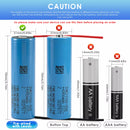 Samsung 50E 21700 protected cell with built-in overcharge, overdischarge, short circuit PCB – safety infographic