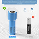 Samsung 50G 21700 flat top battery – flat positive terminal for battery sleds and custom high-capacity packs.