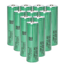Samsung 58E 21700 rechargeable Li-ion battery 5500mAh 11A high capacity button top, 10 pieces, for flashlights, power banks, and e-bikes.
