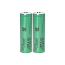Samsung 58E 21700 rechargeable Li-ion battery 5500mAh 11A high capacity button top, 2 pieces, for flashlights, power banks, and e-bikes.