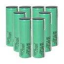 Samsung 58E 21700 rechargeable Li-ion battery 5500mAh 11A high capacity nickel tab, 8 pieces, for flashlights, power banks, and DIY battery pack assembly.