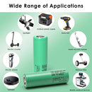 Samsung 58E 21700 Battery 5500mAh 3.7V 11A High Capacity Li-ion Cell – Max Runtime for Flashlights, Power Banks, E-Bikes & DIY Packs (Button Top, Flat Top, Nickel Tab, Protected Top, Pre-wired | 1, 2, 4, 6, 8, 10 Pcs Options)
