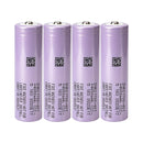 Samsung INR21700-40T rechargeable battery 4000mAh 3.7V 35A continuous high drain button top, 4 pieces, for flashlights, power tools, and drones.