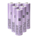 Samsung INR21700-40T rechargeable battery 4000mAh 3.7V 35A continuous high drain button top, 6 pieces, for flashlights, power tools, and drones.