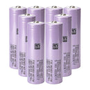 Samsung INR21700-40T rechargeable battery 4000mAh 3.7V 35A continuous high drain button top, 8 pieces, for flashlights, power tools, and drones.
