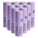 Samsung INR21700-40T rechargeable battery 4000mAh 3.7V 35A continuous high drain flat top, 10 pieces, for flashlights, power tools, drones, and DIY battery packs.