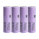 Samsung INR21700-40T rechargeable battery 4000mAh 3.7V 35A continuous high drain flat top, 4 pieces, for flashlights, power tools, drones, and DIY battery packs.