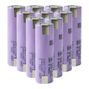 Samsung INR21700-40T rechargeable battery 4000mAh 3.7V 35A continuous high drain nickel tab, 10 pieces, for flashlights, power tools, drones, and DIY battery pack assembly.