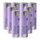 Samsung INR21700-40T rechargeable battery 4000mAh 3.7V 35A continuous high drain nickel tab, 8 pieces, for flashlights, power tools, drones, and DIY battery pack assembly.