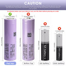 Samsung tip battery terminal design for specialized applications