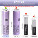 Samsung tip battery terminal design for specialized applications