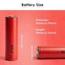 Sanyo NCR20700B battery dimensions