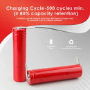 1050mAh Sanyo battery 1000 cycles lifespan
