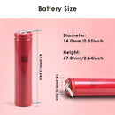 Sanyo 14650 high drain battery 14mm x 65mm size