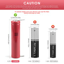 Sanyo UR14650R 10A flat top and solder tab options