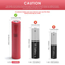 Sanyo UR14650R 10A flat top and solder tab options