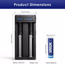 Sleek Charger and 18650 3500mAh Battery Profile