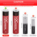 Terminal types for 10C 2500mAh lithium ion battery in solar applications