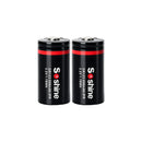 Soshine 16340 3.2V 550mAh LiFePO4 rechargeable battery safe CR123A replacement button top