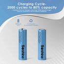 Soshine 18650 1800mAh LiFePO4 battery positive terminal close-up showing flat top design