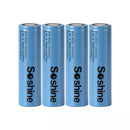 Soshine 18650 1800mAh 3.2V LiFePO4 battery flat top cylindrical cell front view