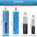 Soshine 18650 1800mAh 3.2V LiFePO4 battery retail box packaging with key features