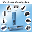 Soshine 18650 1800mAh LiFePO4 batteries used in a solar garden light application