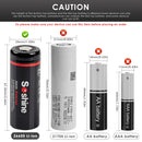 Soshine 26650 3500mAh LiFePO4 2-pack in retail packaging