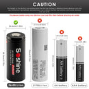 Soshine 26650 5500mAh 2-pack in retail blister packaging