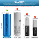 Soshine 26650 5500mAh 2-pack retail box with free case promotional sticker