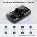 Soshine S5 charger with USB-C cable compatible with power bank and car charger