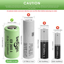 SwisLight ICR26650A 20A battery terminal types: Flat Top and Button Top.