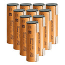 Tenpower 21700-60XG tabless rechargeable Li-ion battery 6000mAh 60A high drain nickel tab, 10 pieces, for power tools, drones, and DIY battery pack assembly.