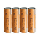 Tenpower 21700-60XG tabless rechargeable Li-ion battery 6000mAh 60A high drain nickel tab, 4 pieces, for power tools, drones, and DIY battery pack assembly.