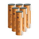 Tenpower 21700-60XG tabless rechargeable Li-ion battery 6000mAh 60A high drain nickel tab, 6 pieces, for power tools, drones, and DIY battery pack assembly.