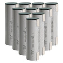 TianPeng 50XG 21700 tabless rechargeable Li-ion battery 5000mAh 75A/120A high drain nickel tab, 10 pieces, for FPV drones, power tools, and DIY battery pack assembly.