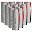 TianPeng 50XG 21700 tabless rechargeable Li-ion battery 5000mAh 75A/120A high drain pre-wired with leads, 10 pieces, for FPV drones, power tools, and DIY battery pack assembly.